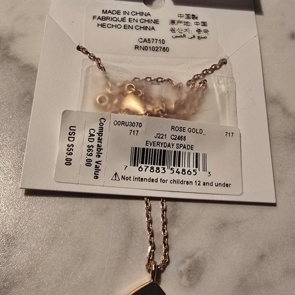 Kate Spade Minimalist  Necklace - Picture 2 of 3